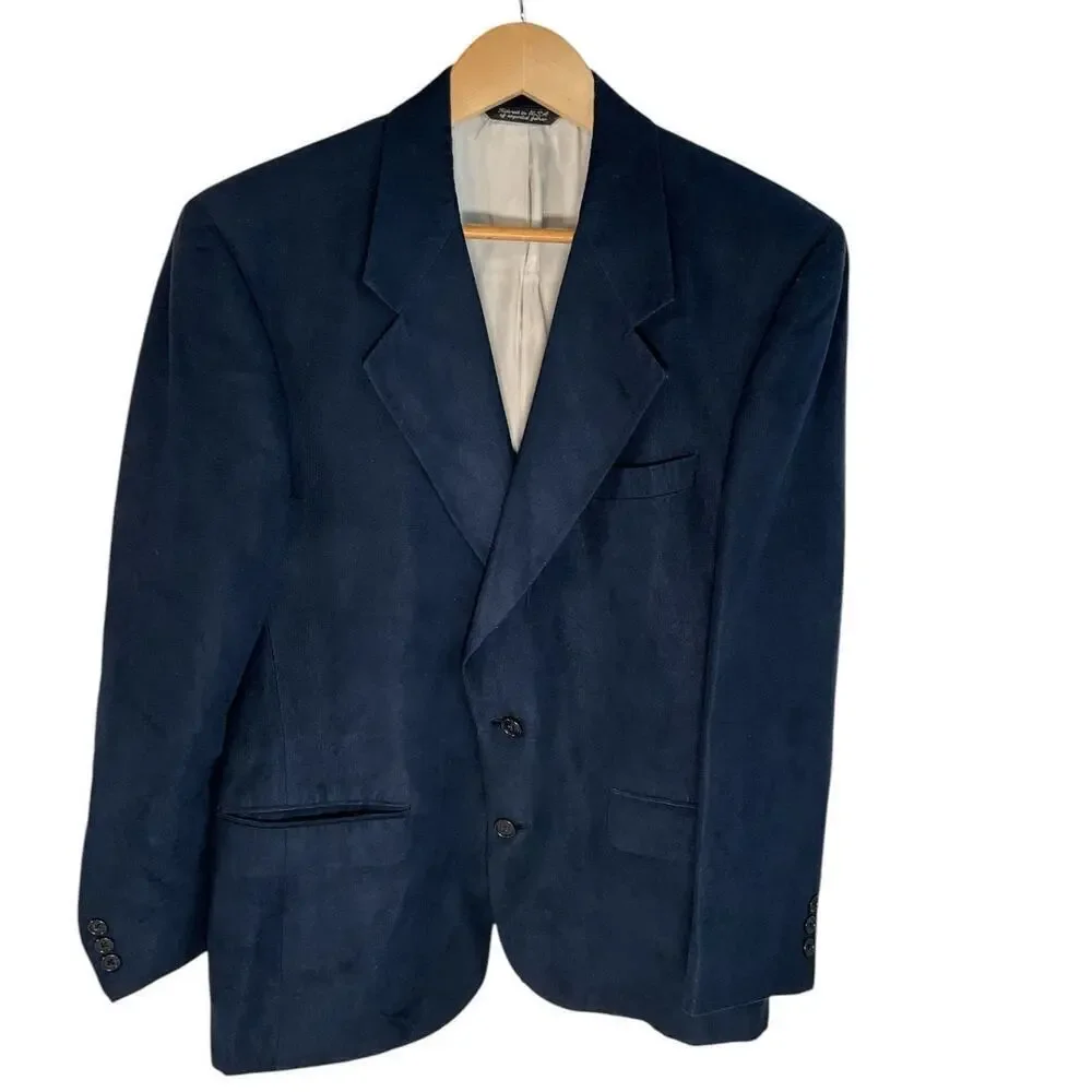 Christian Dior Le Connaisseur Pari New York Mens Suit Jacket Soft Imported Fabri